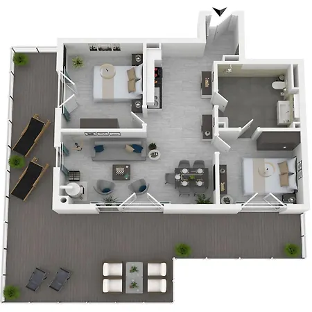 5 Sterne Strandblick Apartman *